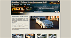 Desktop Screenshot of goldkueste-taxi.ch